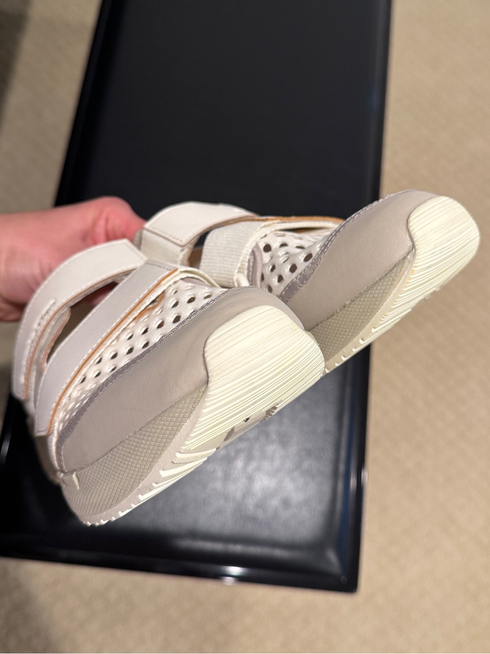 Onitsuka Tiger by Asics Women's cream colored Rebillac Sandals - Picture 10 of 10